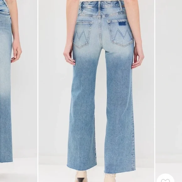 MOTHER The Hustler Roller Fray Jeans 28 - Picture 2 of 9